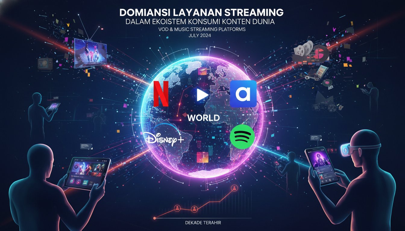 Dominasi Layanan Streaming dalam Ekosistem Konsumsi Konten Dunia